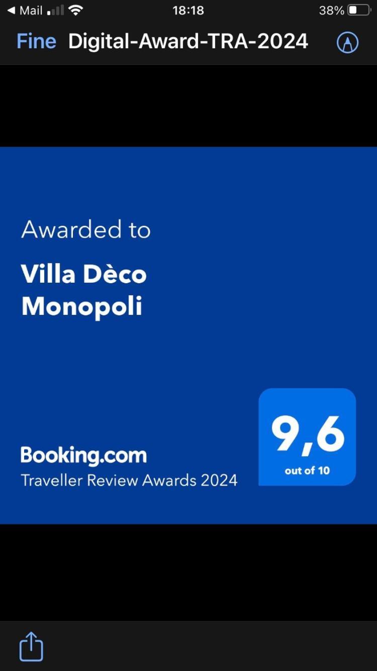 Villa Deco Monopoli Exteriör bild